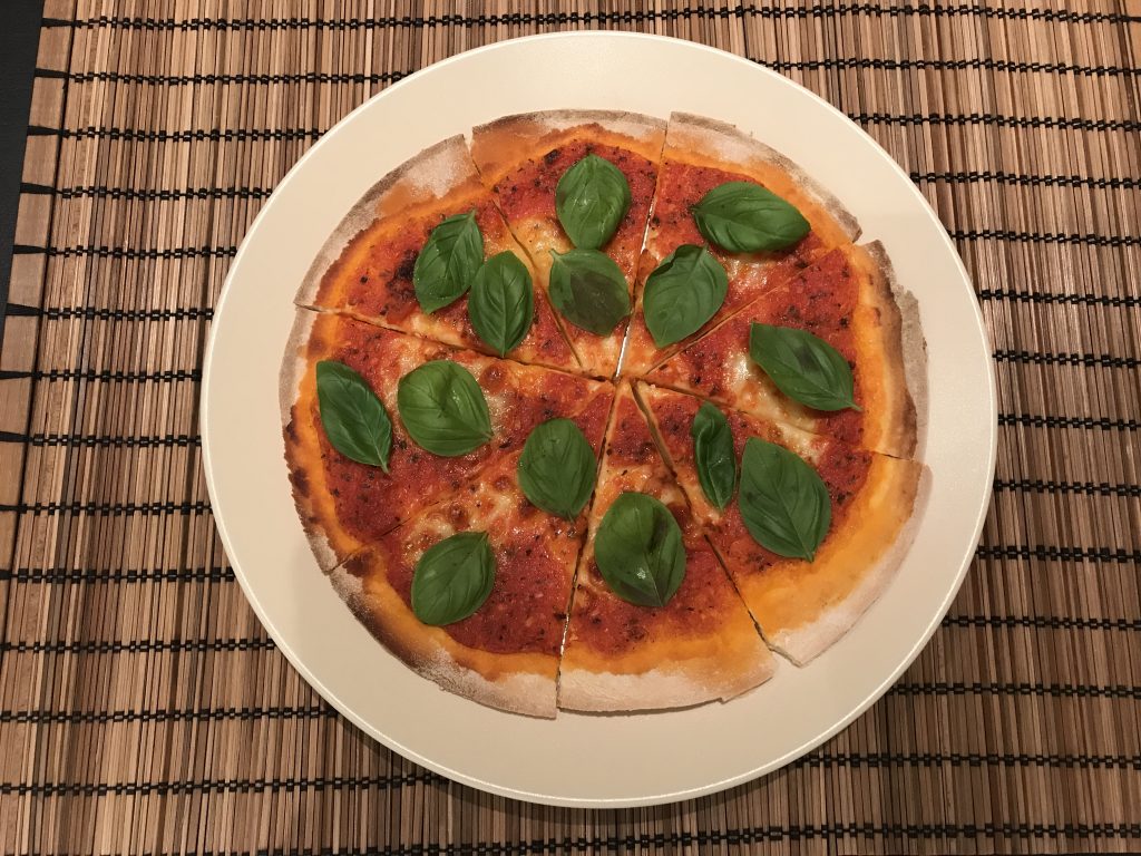 Margherita Pizza with Basil
